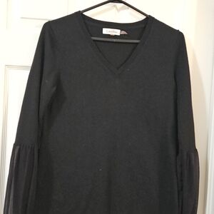Calvin Klein Women's Black Long Sleeve Top